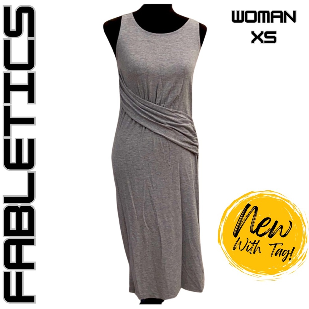 NWT FABLETICS Reatta Super Soft 40” Midi Leisure Dress | Size XS / 2-4 - Picture 1 of 5